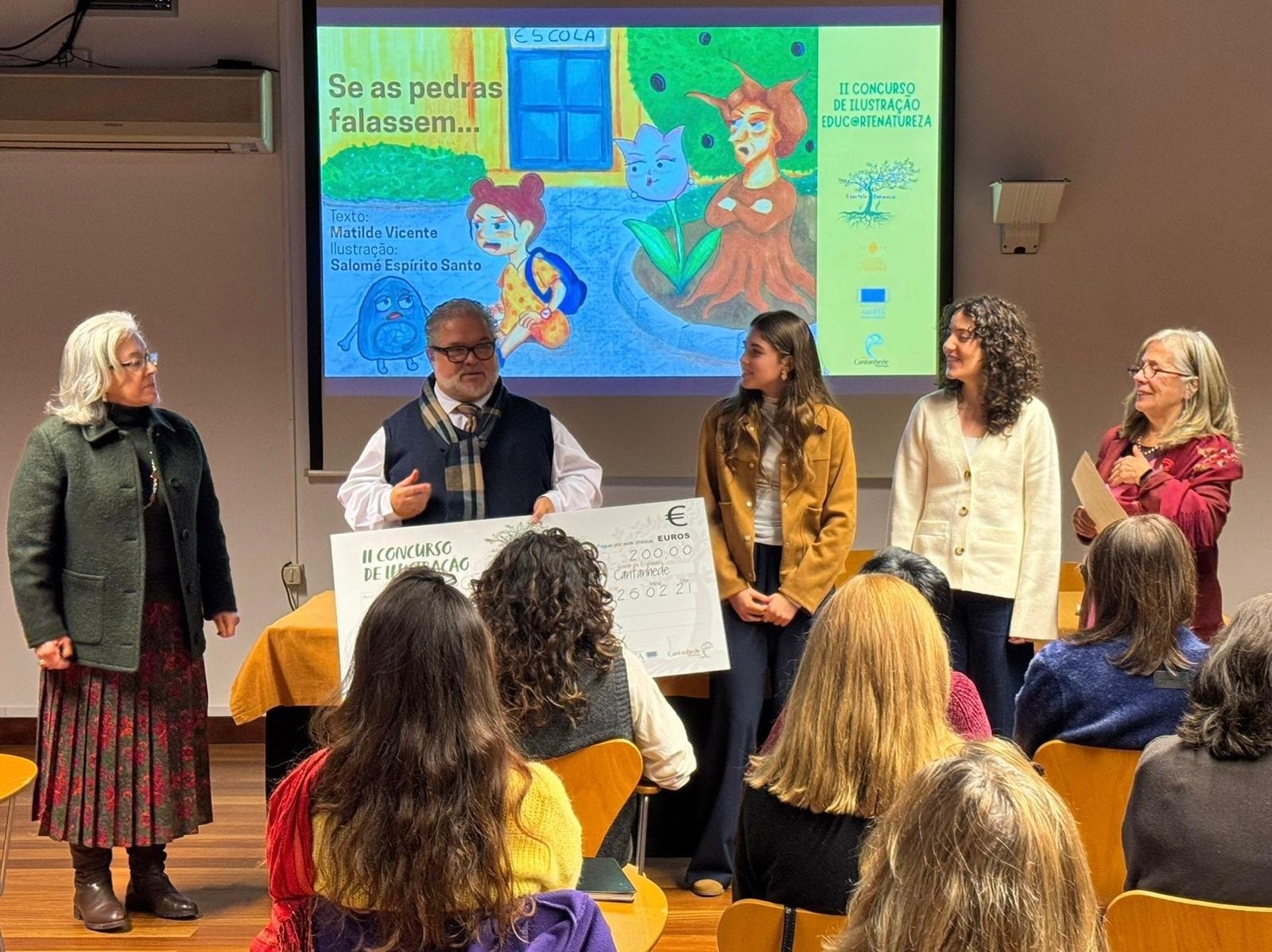 🌿 II Concurso de Ilustração Educ@rteNatureza | Entrega do prémio a Salomé Espírito Santo